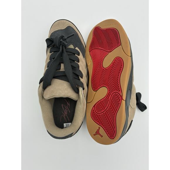Jordan Session Sneakers Mens 10 khaki Black Suede Gum Sole Low Top NEW main image 4